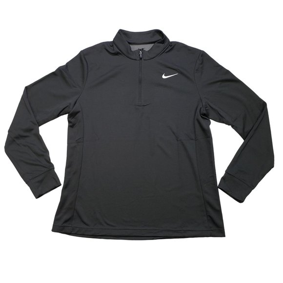 Nike Women's Dri-fit 1/4 zip Running Top DJ8521-061 Size L - Picture 1 of 12